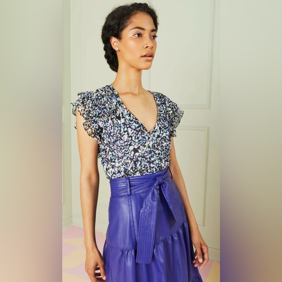 Marie Oliver Tops - Marie Oliver Phoebe Top – Seastone Floral | Size Small | NWT